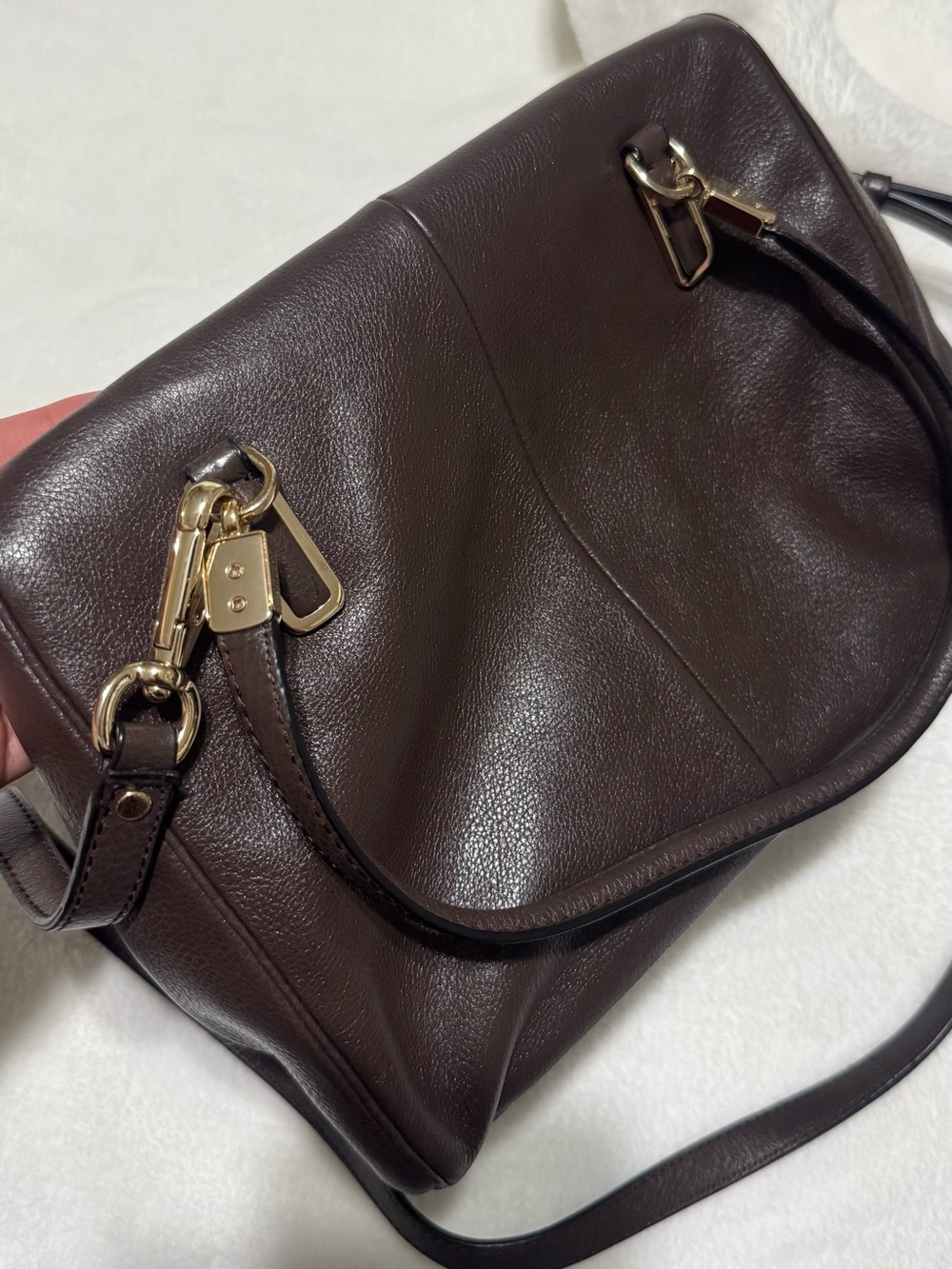 Coach Brown Leather Satchel - Picture 14 of 17